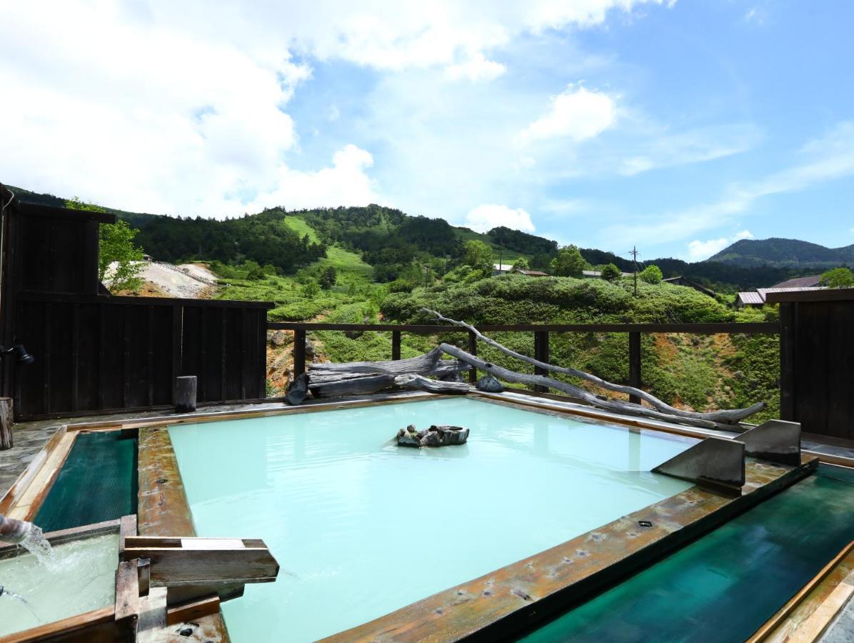 Manza Onsen Nisshinkan Tsumagoi Buitenkant foto